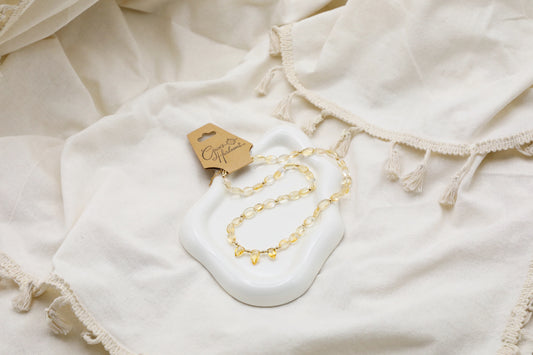 Citrine and Gold Filled Necklace
