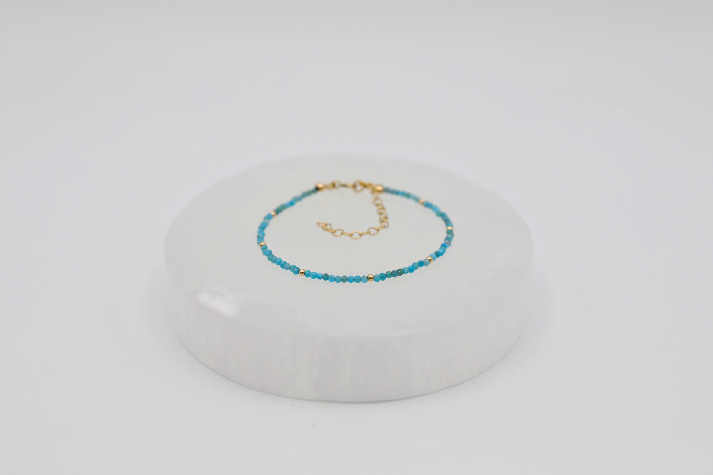 Apatite Bracelet in Gold Filled