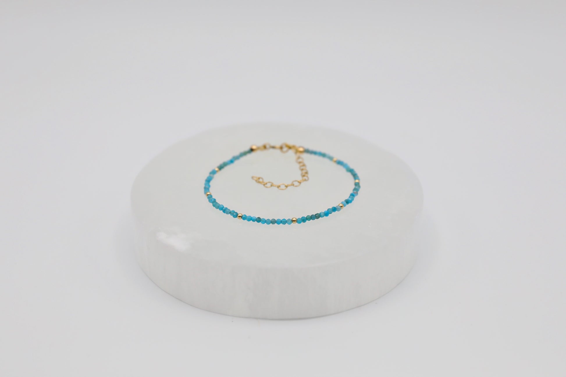Apatite Bracelet in Gold Filled