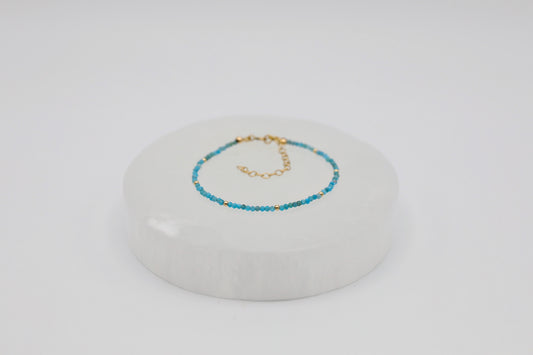 Apatite Bracelet in Gold Filled