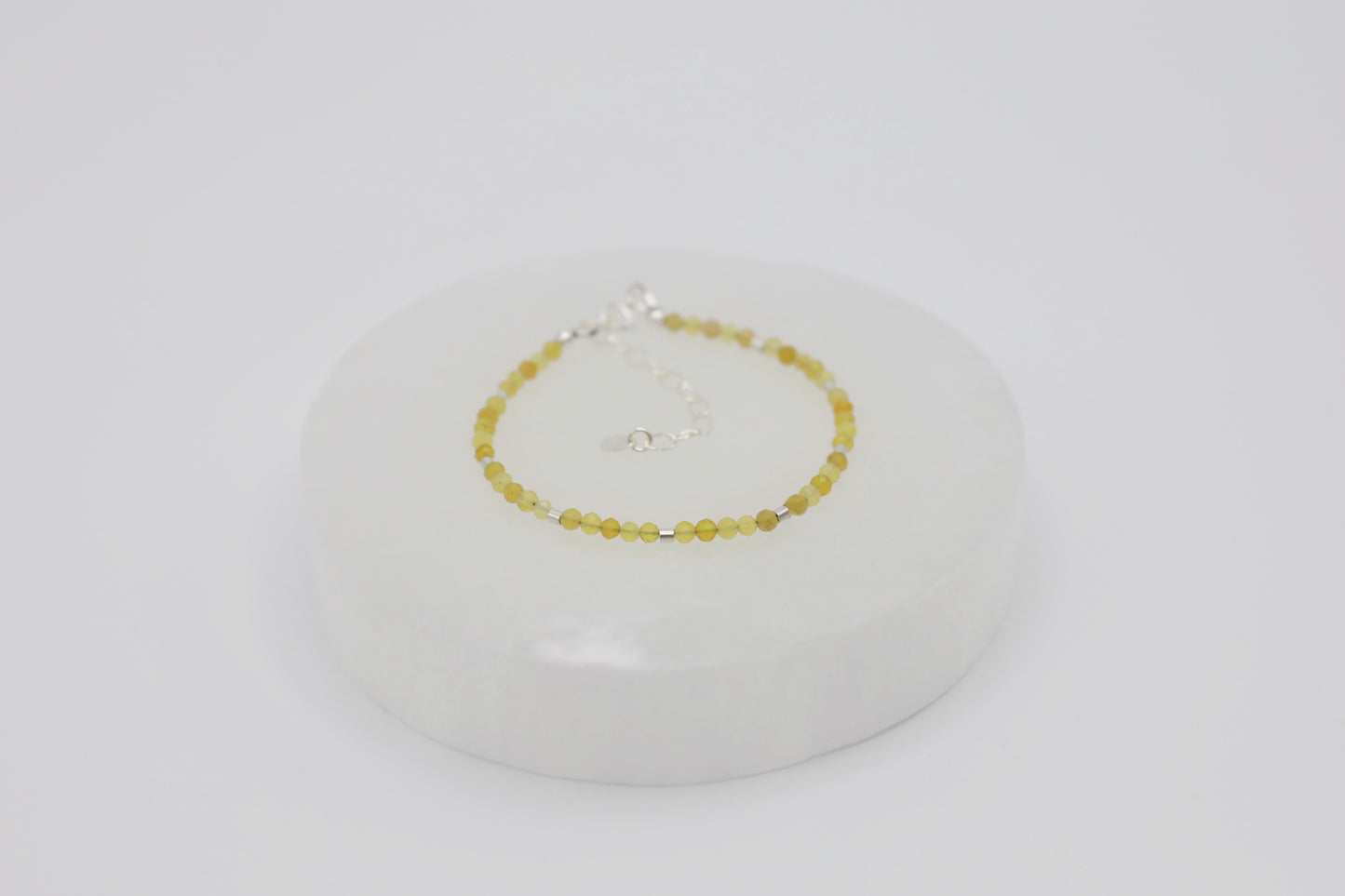 Yellow Opal Bracelet in Sterling Silver