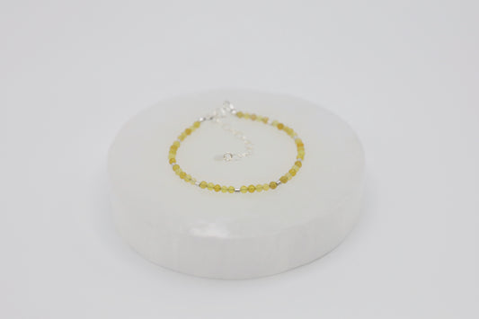 Yellow Opal Bracelet in Sterling Silver