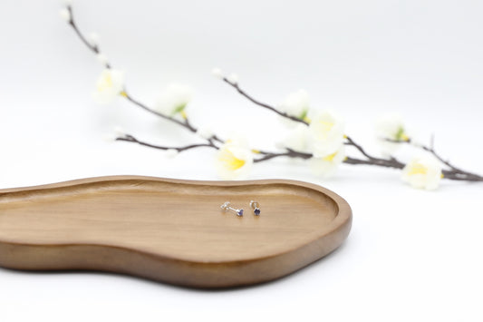 Iolite Sterling Silver Studs 3mm