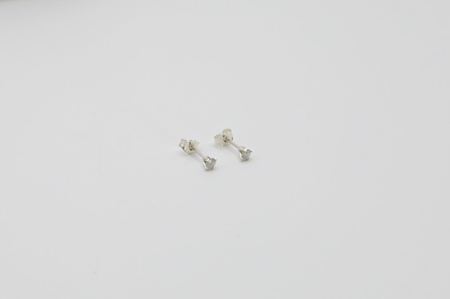 Labradorite Sterling Silver Studs 3mm
