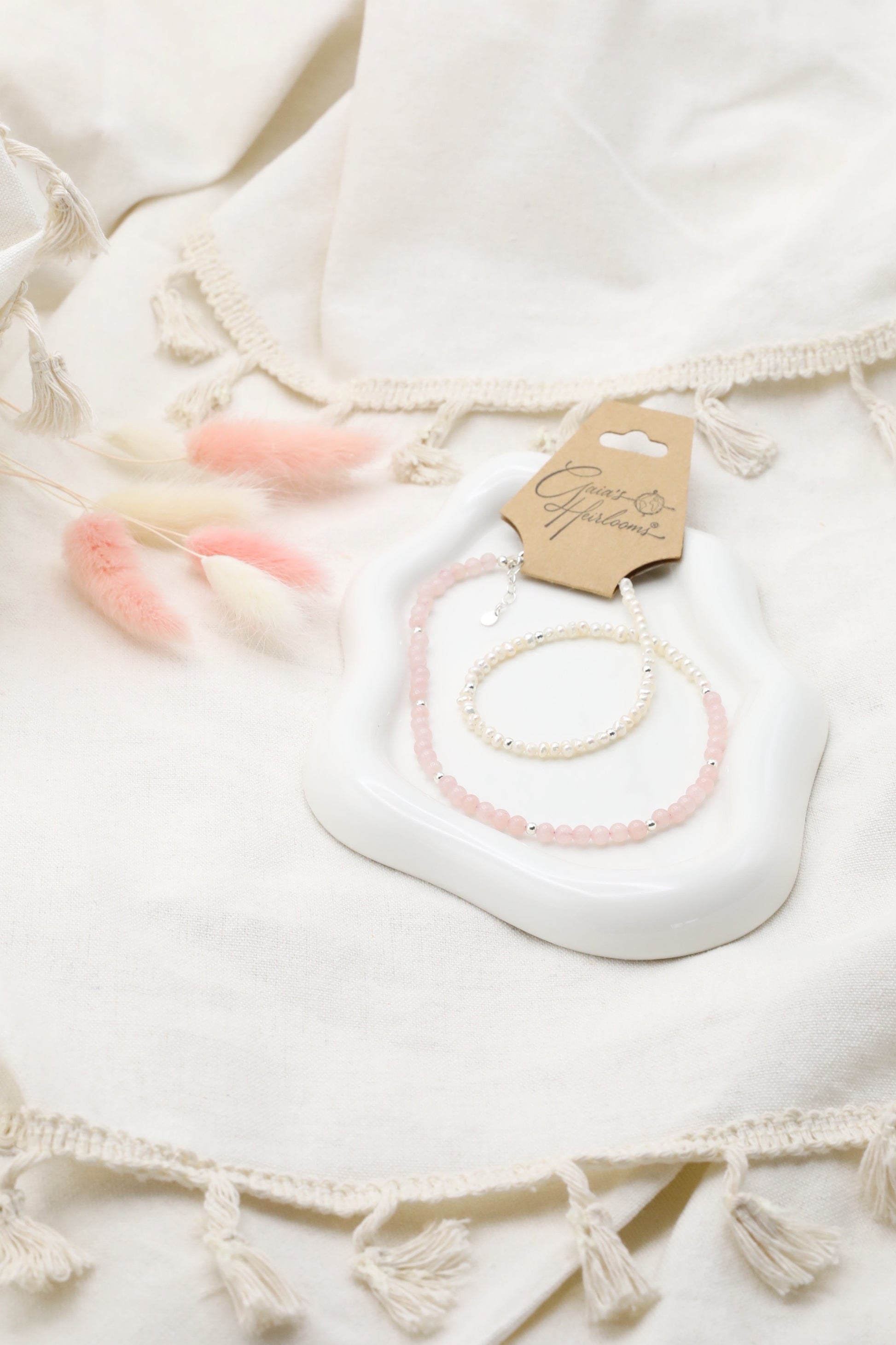 Rose Quartz and Freshwater Pearls Necklace
