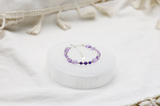 Amethyst Bracelet in Sterling Silver