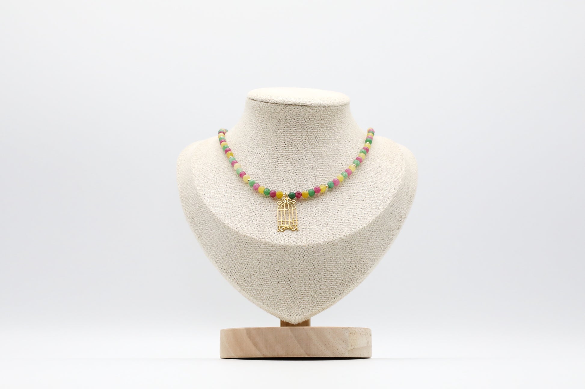 Tourmaline and Gold Filled Necklace